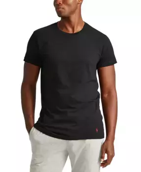 Мужские майки-борцовки Big and Tall, 3 штуки Polo Ralph Lauren, черный