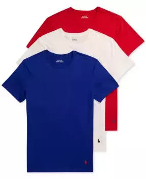 Мужские майки-борцовки Slim-Fit, 3 шт Polo Ralph Lauren, мультиколор