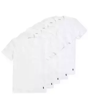 Мужские майки с V-образным вырезом, классический крой, набор из 5 штук Polo Ralph Lauren, белый