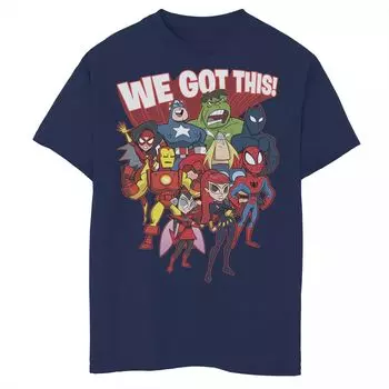 Мужские Marvel Avengers We Got This! Футболка с портретом в стиле ретро в стиле ретро Licensed Character