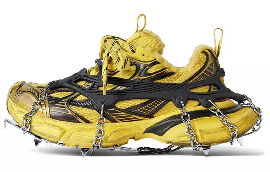 Кроссовки мужские массивные Balenciaga 3XL, желтый / черный