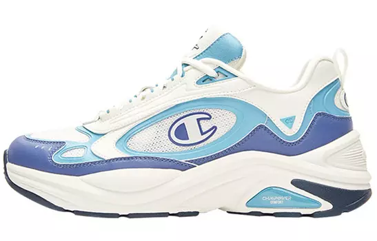Мужские массивные кроссовки Champion Retro Sports, Cream white/arctic blue