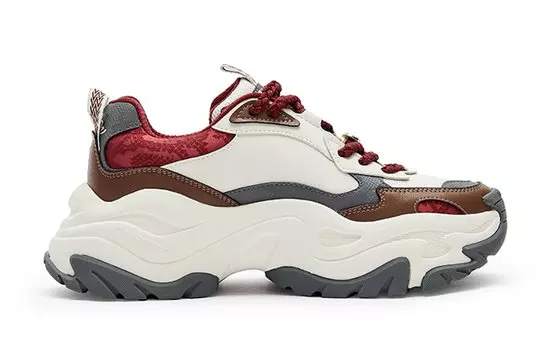 Мужские массивные кроссовки Champion Retro Sports, Cream/Red