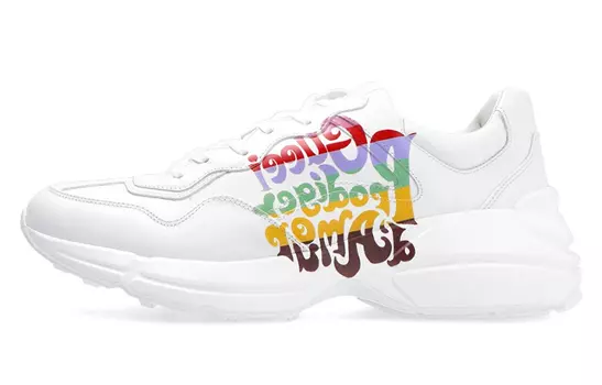 Кроссовки GUCCI Rhyton Chunky Sneakers Men Low-Top White