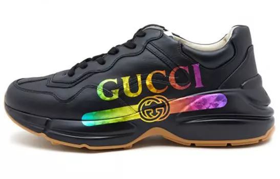Кроссовки GUCCI Rhyton Iridescent Logo