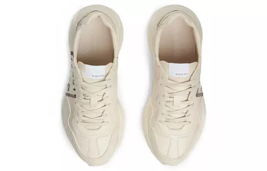 Кроссовки GUCCI Rhyton Chunky Sneakers Men Low-Top Ivory
