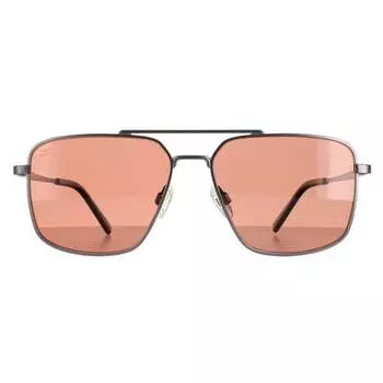 Мужские матовые бронзовые кроссовки Aviator Saturn поляризованные Sedona Aitkin Serengeti, серый