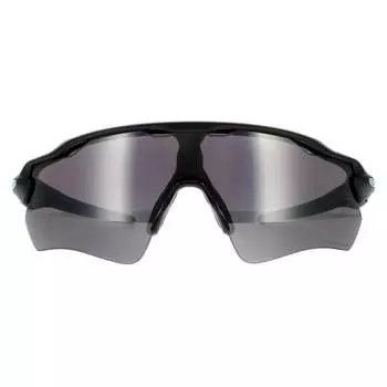 Мужские матовые поляризационные солнцезащитные очки Prizm Wrap Oakley, черный