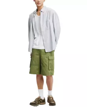 Мужские мешковатые шорты карго COTTON ON, зеленый