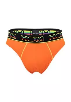 Мужские микро-трусы - Rainbow Sport, трусы, нижнее белье, стрейч HOM, оранжевый