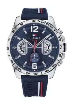 Мужские многофункциональные часы 1791476 TOMMY HILFIGER, цвет Blau Silber