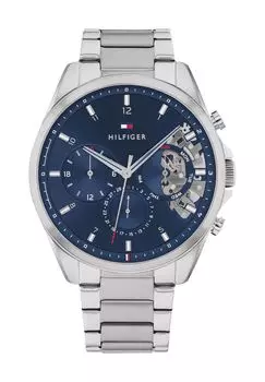 Мужские многофункциональные часы Baker 1710448 TOMMY HILFIGER, серебро