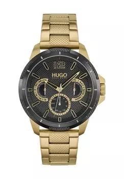 Мужские многофункциональные часы Спорт 1530196 Hugo Boss, золото