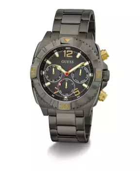 Мужские многофункциональные наручные часы на тяге. Guess, серый