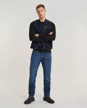 Мужские модные джинсы прямого кроя G-Star Raw, синий
