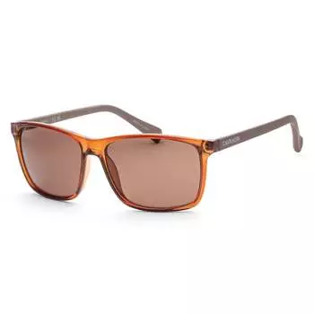 Мужские модные солнцезащитные очки Calvin Klein 58 мм, цвет Havana