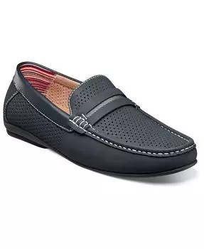 Мужские мокасины Corby Toe Saddle Slip-on Loafer Stacy Adams, синий