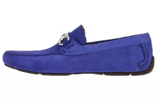 Мужские мокасины Ferragamo, ярко-синий