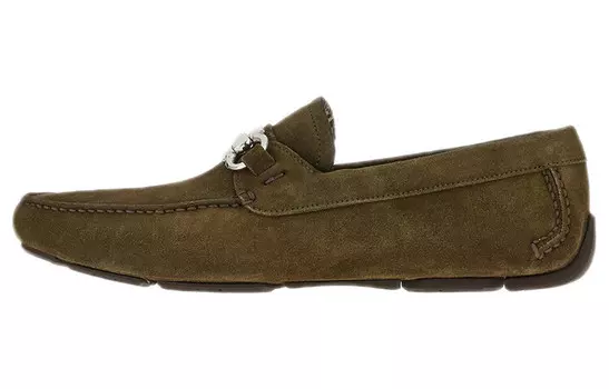 Мужские мокасины Ferragamo, зеленый