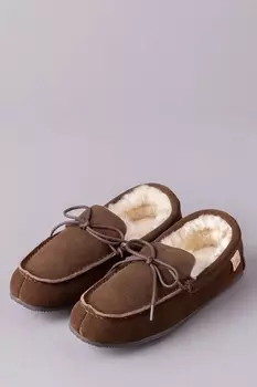 Мужские мокасины из овчины Lakeland Lakeland Leather, коричневый