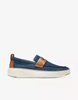 Мужские мокасины из ткани Stitchlite Cole Haan, синий