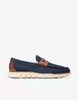 Мужские мокасины из ткани Stitchlite Cole Haan, синий