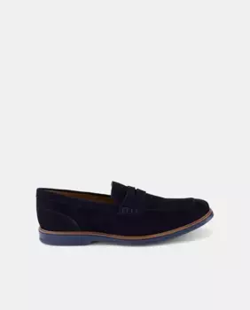 Мужские мокасины с замшевой маской Dustin, темно-синий