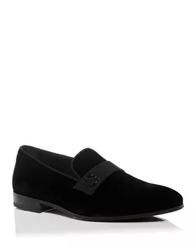 Мужские мокасины-шлепанцы с эффектом курения Ferragamo