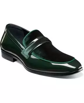 Мужские мокасины Spratley Moc Toe Saddle Slip On Stacy Adams, зеленый