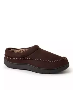 Мужские мокасины Thompson Toe Clog House Shoe Slipper Dearfoams, коричневый