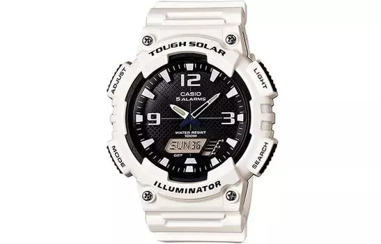 Мужские молодежные часы CASIO, Белый