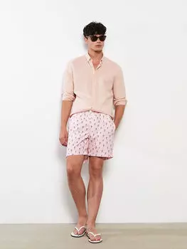 Мужские морские шорты с рисунком до колена Xside