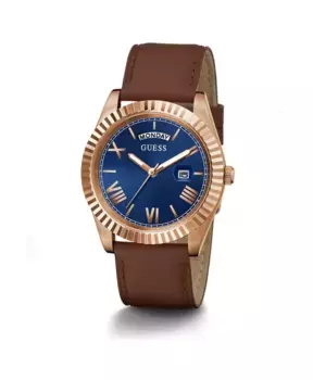 Мужские наручные часы ценитель золото 42 мм gw0353g2 Guess, коричневый