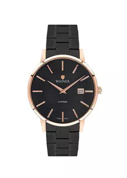 Мужские наручные часы из стали 11911-Gc Wainer, черный
