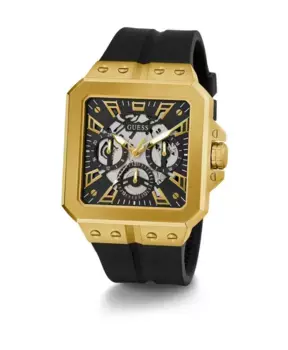 Мужские наручные часы многофункциональные часы Skeleton Leo золото gw0637g2 Guess, желтый