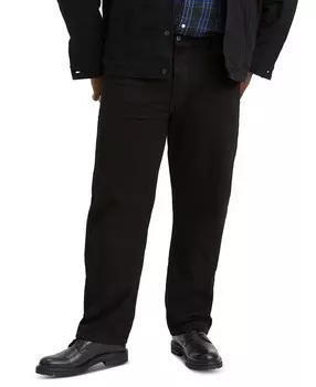 Мужские неэластичные джинсы big & tall 505™ оригинальной посадки Levi's, черный