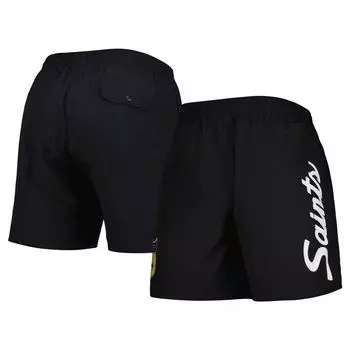 Мужские нейлоновые шорты Mitchell & Ness Black Team Essentials