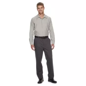 Мужские немнущиеся хлопковые рабочие брюки с красной кепкой Red Kap