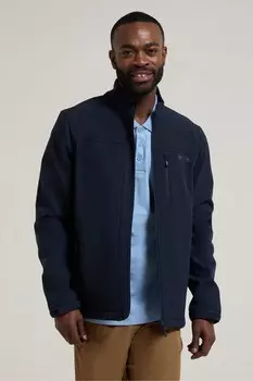 Мужские непромокаемые пальто из софтшелла Grasmere Mountain Warehouse, синий