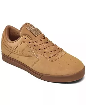 Мужские нескользящие повседневные рабочие кроссовки Vulc 13 от Finish Line Fila, бежевый