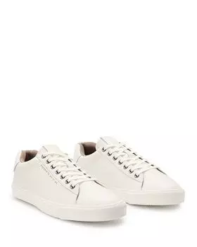 Мужские низкие кеды Brody из кожи ALLSAINTS, белый