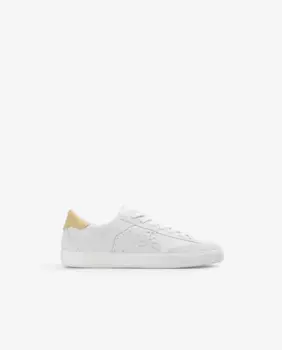 Мужские низкие кожаные кроссовки Scalpers, цвет Mostaza