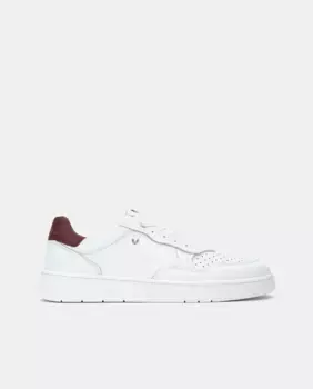 Мужские низкие кожаные кроссовки в форме корзины Martinelli, белый