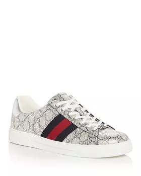 Мужские низкие кроссовки GG Supreme Gucci, мультиколор