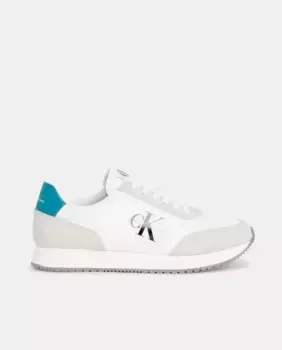 Мужские низкие кроссовки с логотипом Calvin Klein Jeans, белый