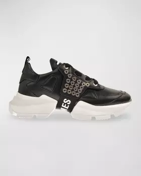 Мужские низкие кроссовки с массивными люверсами Les Hommes