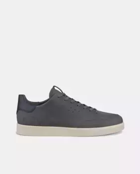 Мужские низкие кроссовки STREET LITE в форме шлема из кожи и нубука со шнуровкой Ecco, цвет Azul ndigo