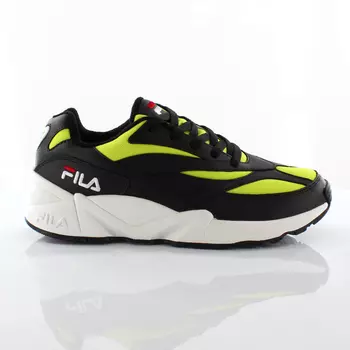 Мужские низкие кроссовки V94M черно-салатового цвета Fila, черный