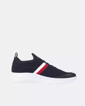 Мужские низкие носки с логотипом сбоку Tommy Hilfiger, темно-синий