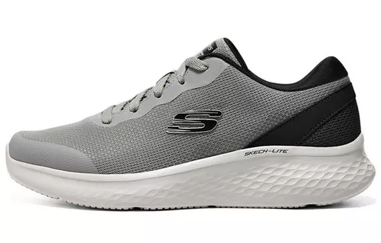 Мужские низкие туфли Skech-Lite Pro Lifestyle серого/черного цвета Skechers